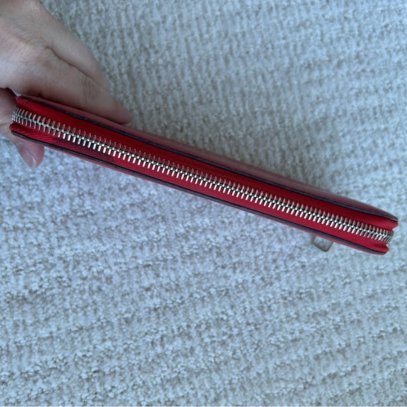 Louis Vuitton Cherry Red Zipper Wallet - Picture 15 of 16